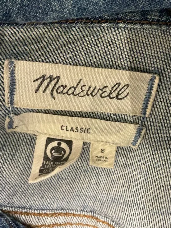 Madewell Classic Jean Jacket | Size S | Indigo Denim - Picture 6 of 9